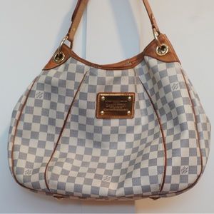 Louis Vuitton Galliera Shoulder Bag PM Damier Azur Canvas